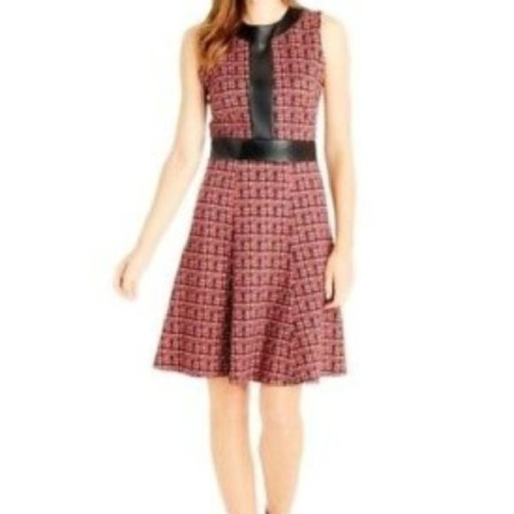 J McLaughin Poppy Dress Sleeveless Manhattan Plaid